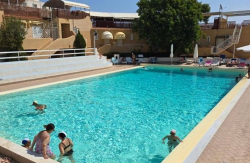 Mondello Apartment | Studio 'Flat Blu Palermo Mondello' with Shared Pool, Shared Terrace, and Air Conditioning