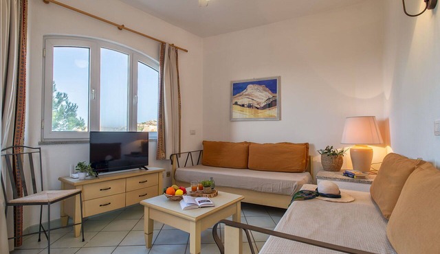 Beautiful apartment for 4 people with A/C, pool, WIFI, TV, terrace and pets allowed